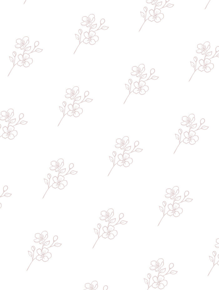 Custom elegant blossom floral pattern design