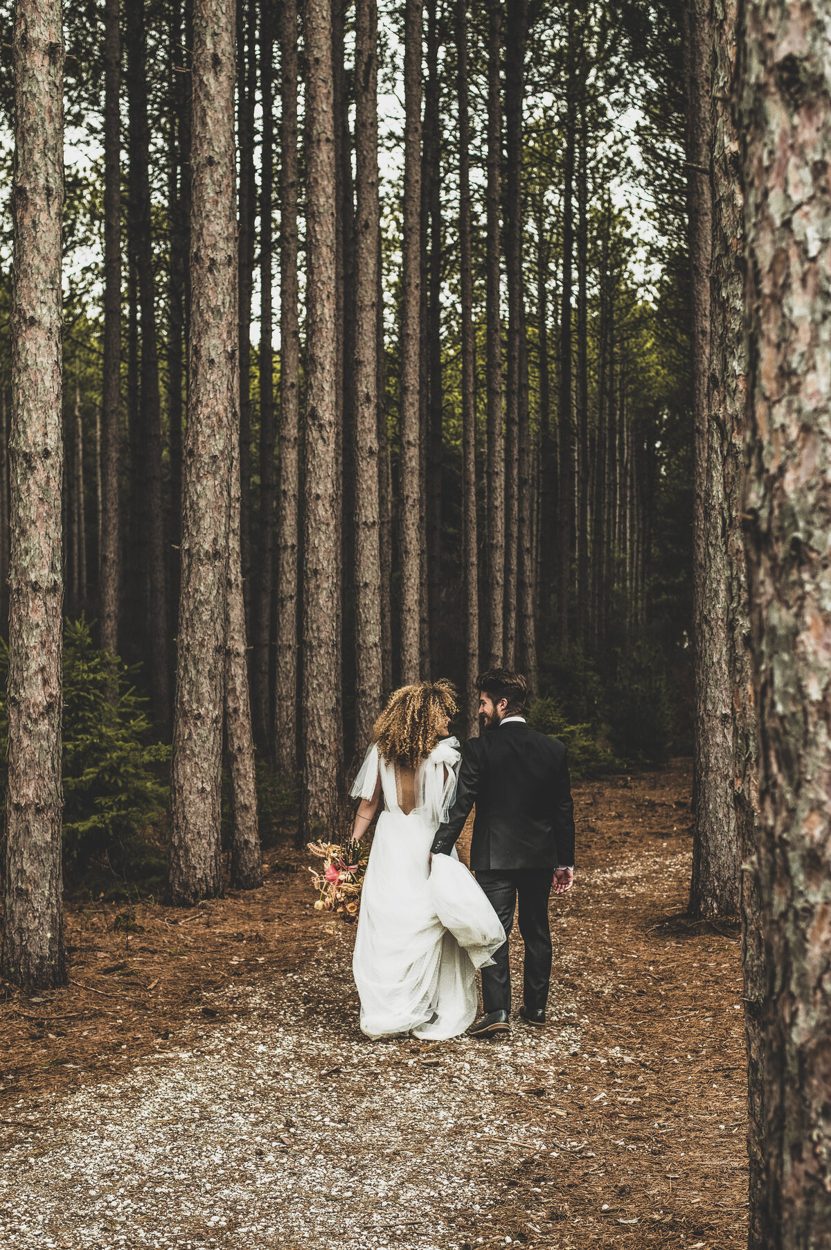 Forest wedding Michigan
