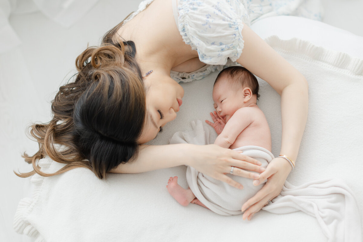 Newborn photography session at a Philadelphia photography studio - 8