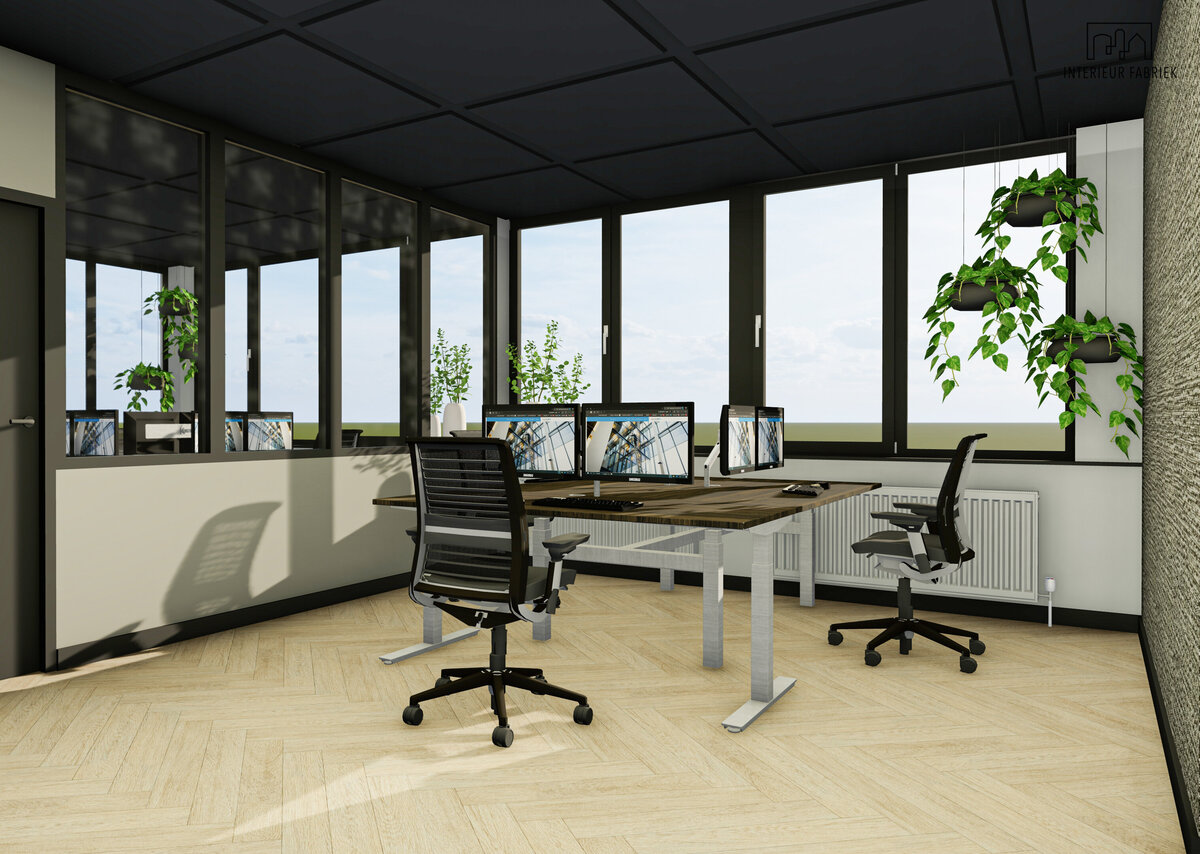 Interieurontwerp Woerden, Interieuradvies Woerden, Badkamer Woerden, Badkamerontwerp Woerden, Kantoorinrichting Woerden. Kantoor Woerden, Plantenwand Woerden