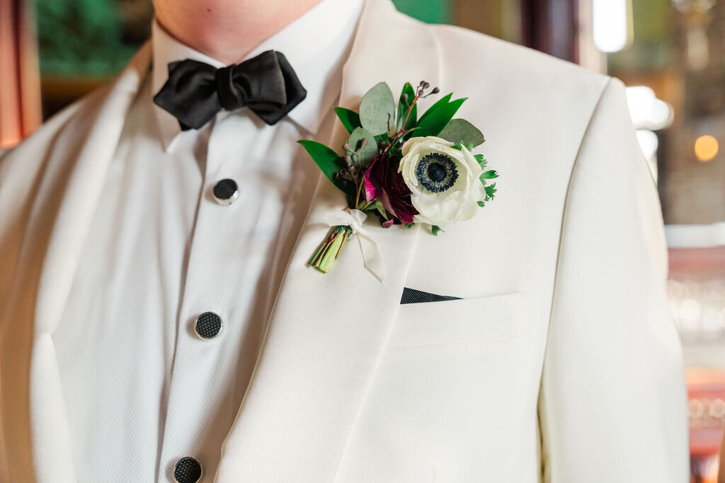 Boyfriend in her wedding