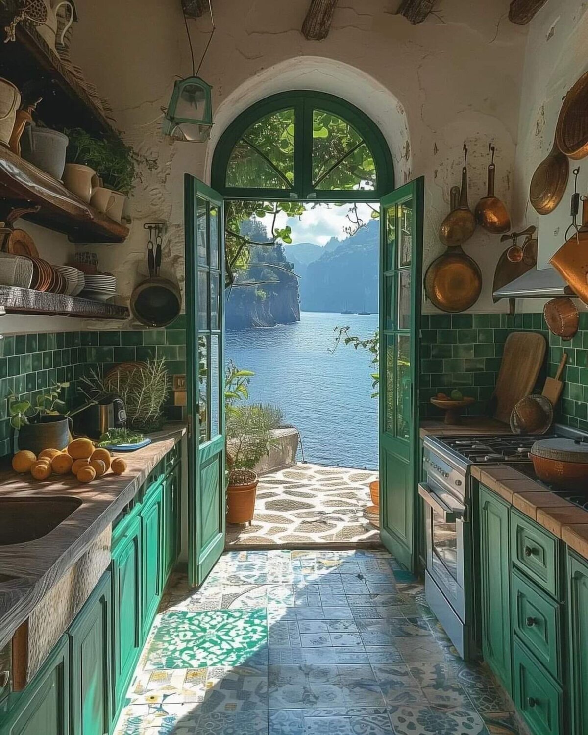 boho kitchen
