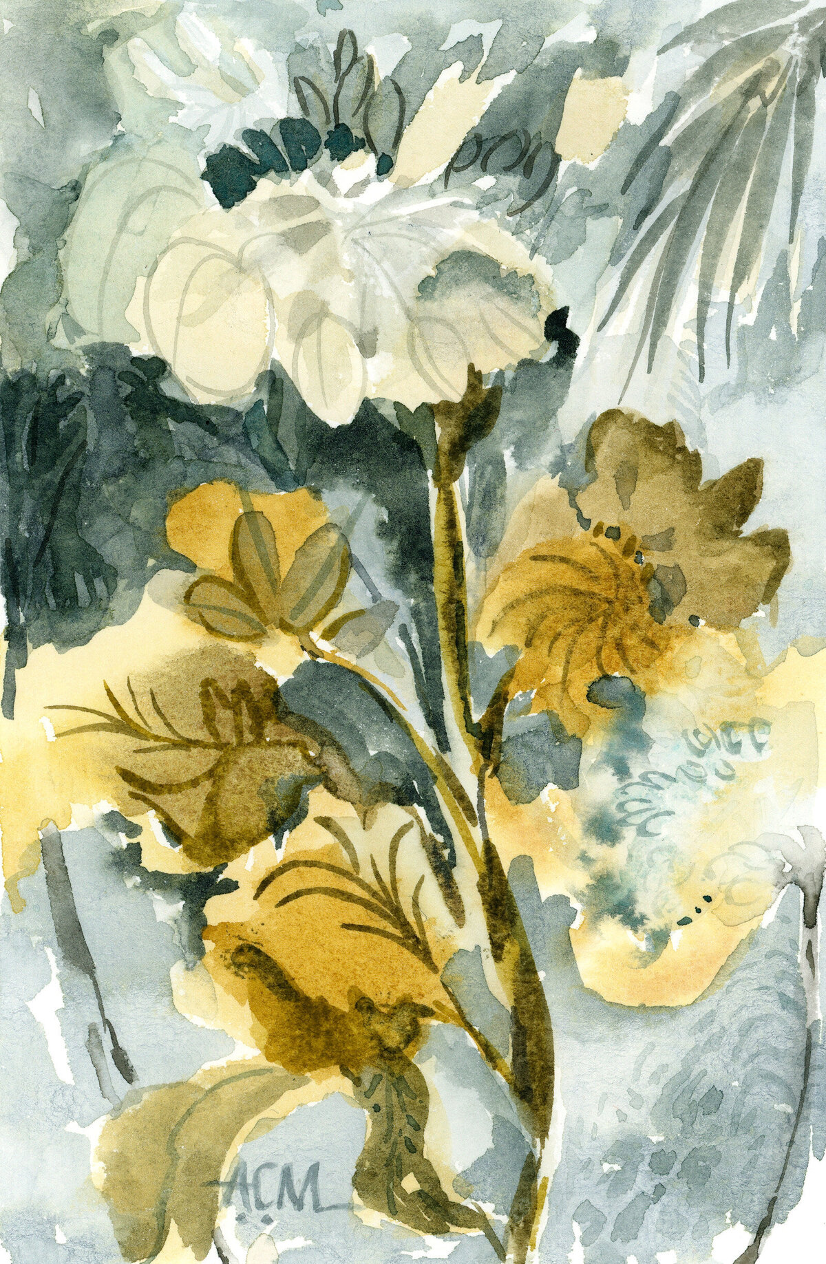 Driftwilde_watercolor_20230119_4_POD_floral-loose-sketch-watercolor_reprint-original-artwork-waterbased-media_Anne-Cressey_A.-C._McGraw
