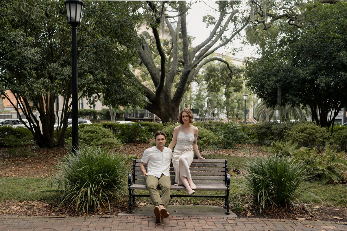 Savannah Engagement Photographer- Chippewa Sqaure Engagement Session - Karen Norian Photography-Mackenzie and Gabe-2754