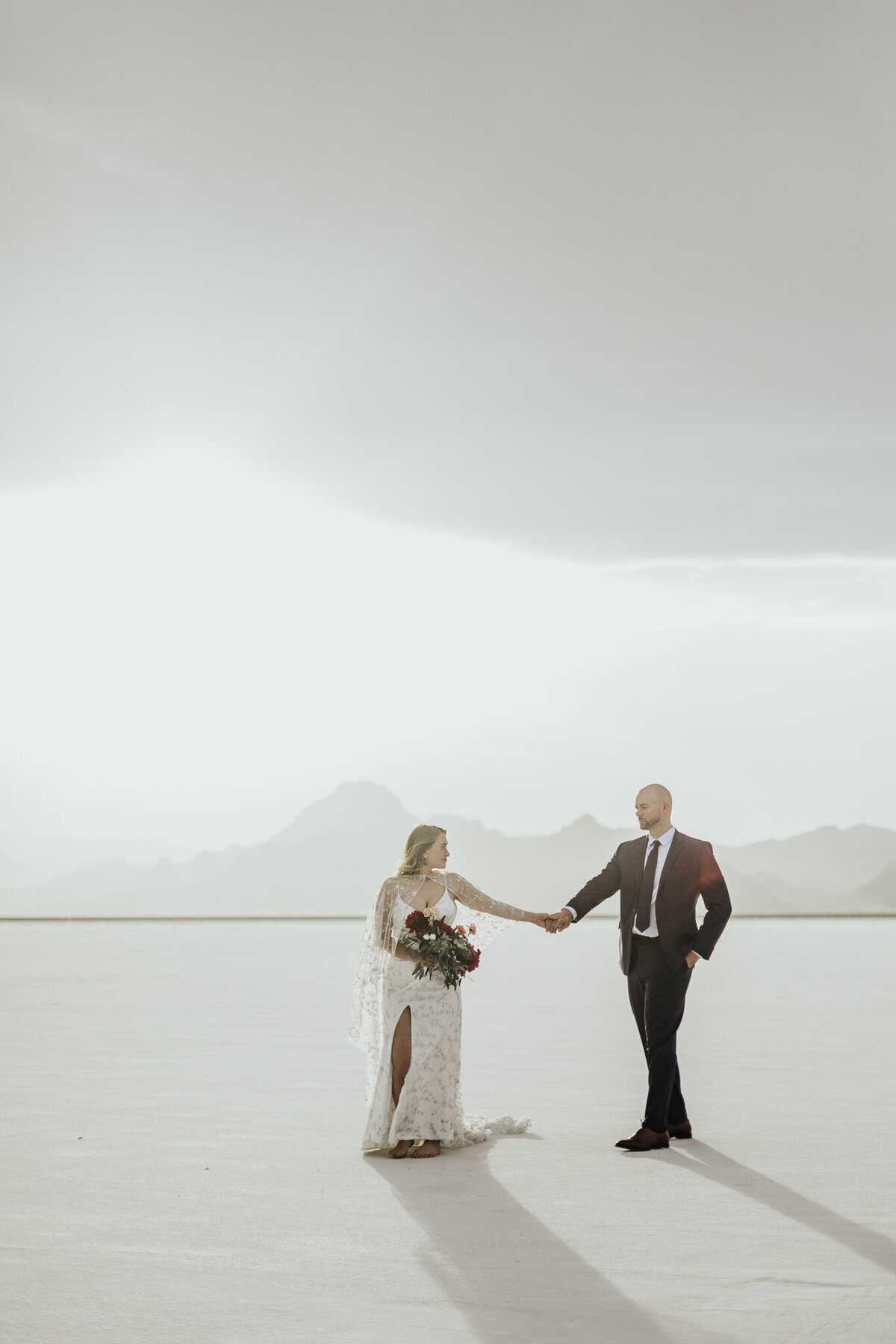 Elopement at the Salt Flats, UT