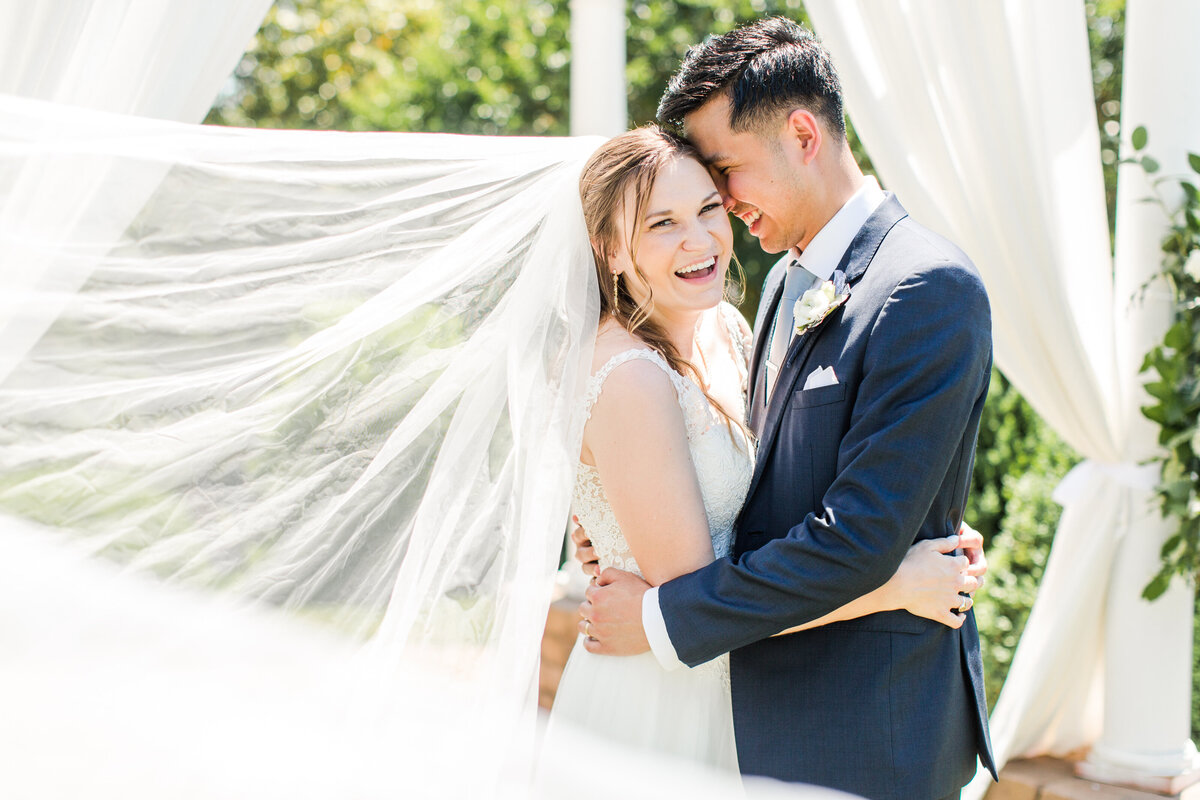 bride and groom portraits