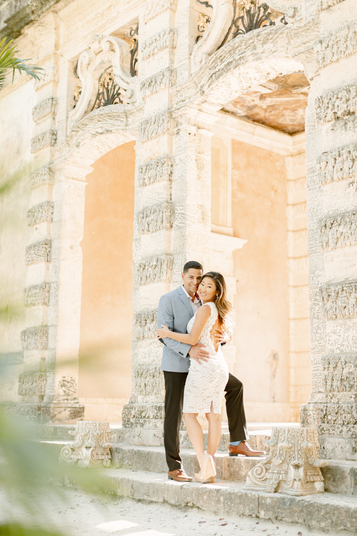 Vizcaya Museum Engagement Photography Session 20