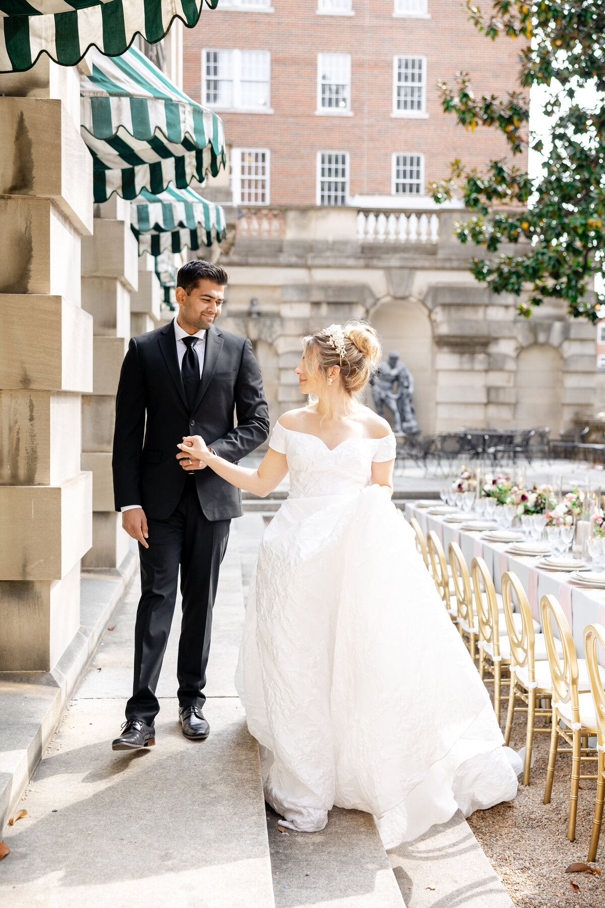 Larz Anderson House Wedding Luxury DC Wedding Day  - Haley Day Photo H+R-162