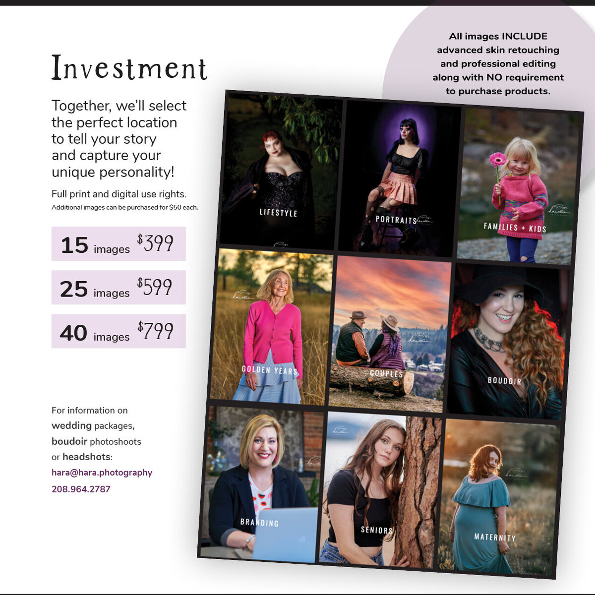 Hara Allison Photography Investment Aug 2021
