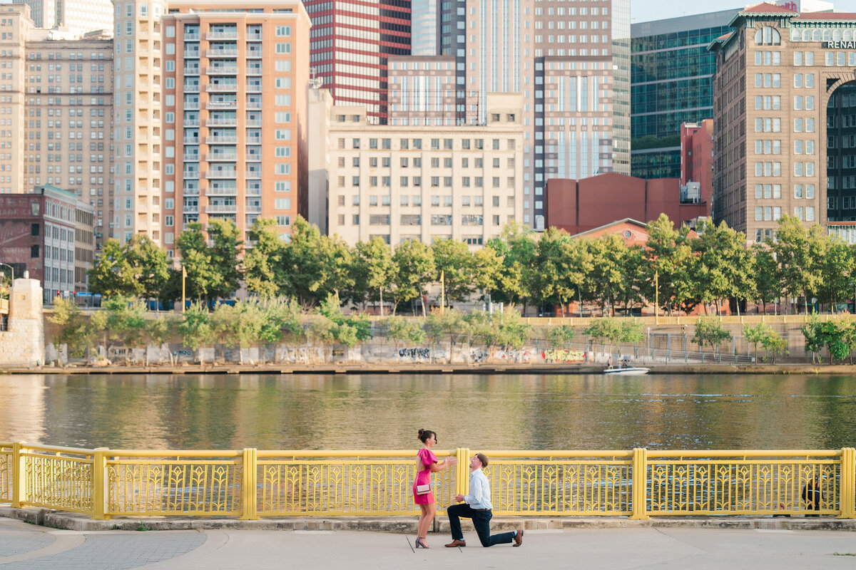 north shore river walk engagement proposal photo