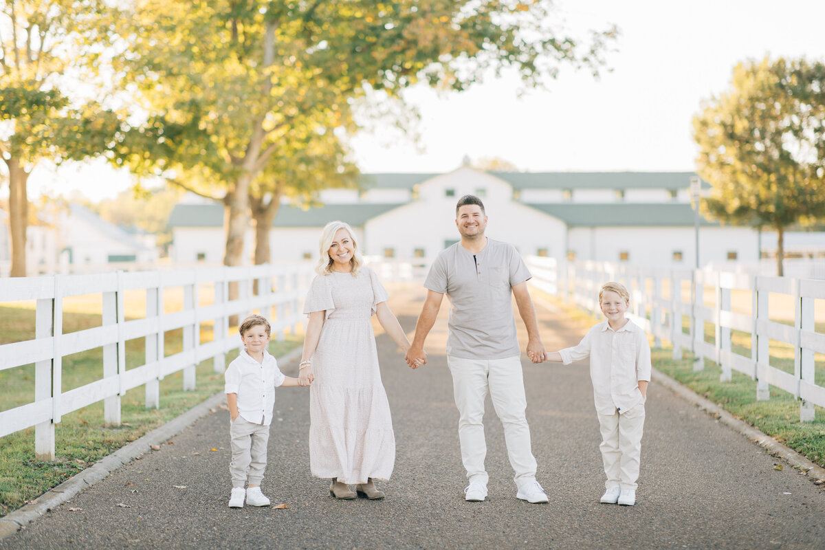 Family Photo Session Harlinsdale Farm Franklin TN