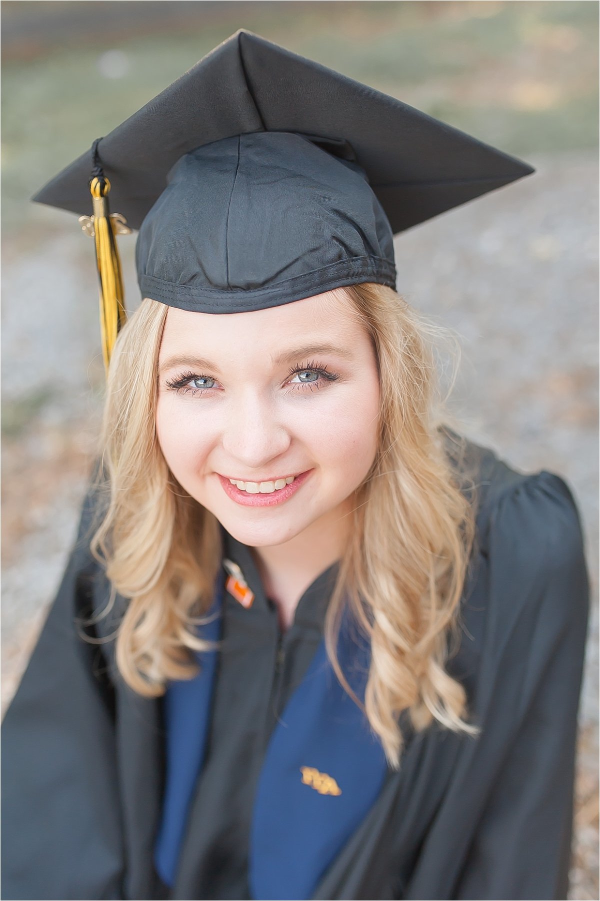 Beautiful graduation  portrait by Canton senior photographer Amber Watson