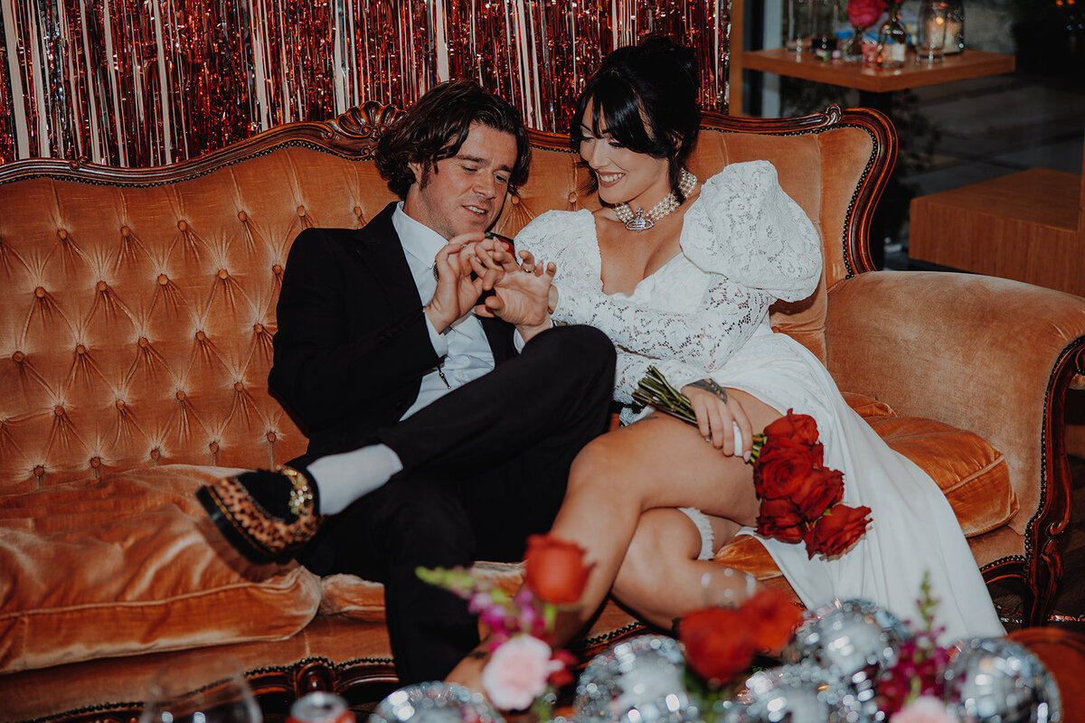 Alternative Wedding Photography - Edititorial Wedding Photographer - Alternative Fashion Wedding - The Old Dr Bells Bath Wedding - Edinburgh Wedding