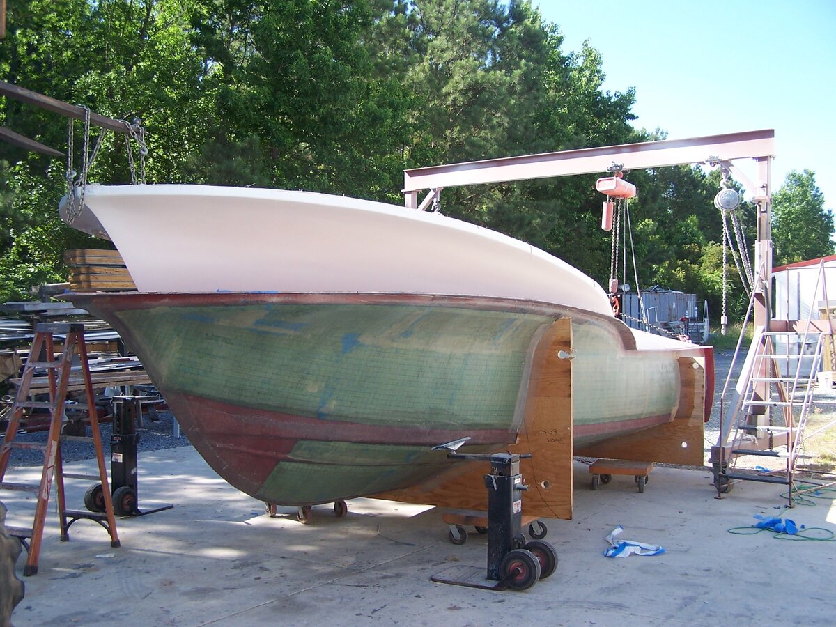 11 plug hull pulled from mold