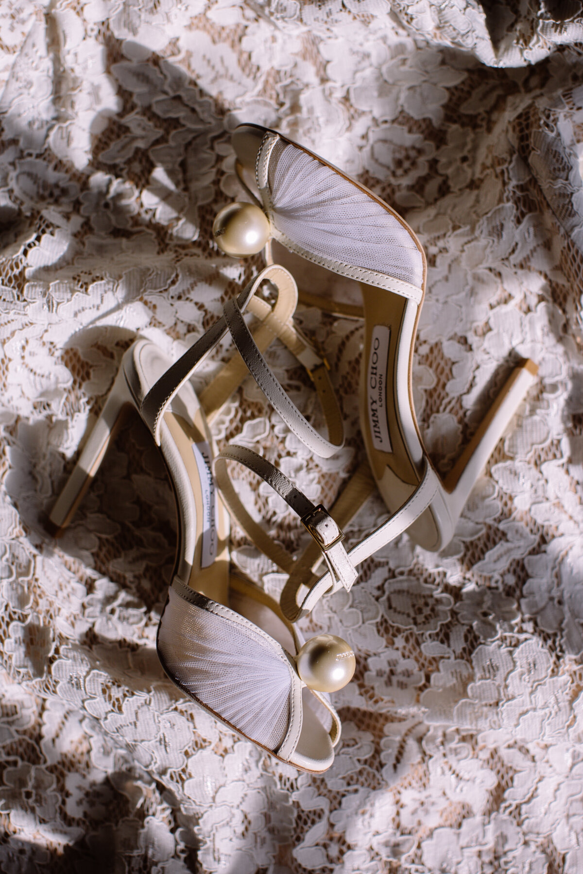 Jimmy Choo Pearl Bridal Shoes - NYC-Hamptons-Wedding Photographer-Kate Neal Photography