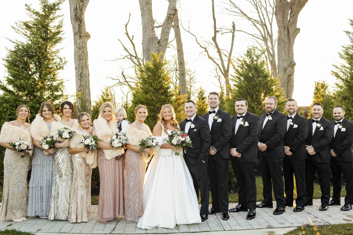 Winter Great Gatsby Black Tie Vibe Wedding Inspiration - Ashley Mac Photographs -Top Wedding Photographer - New Jersey - New York - Connecticut - Rhode Island - East Coast -29
