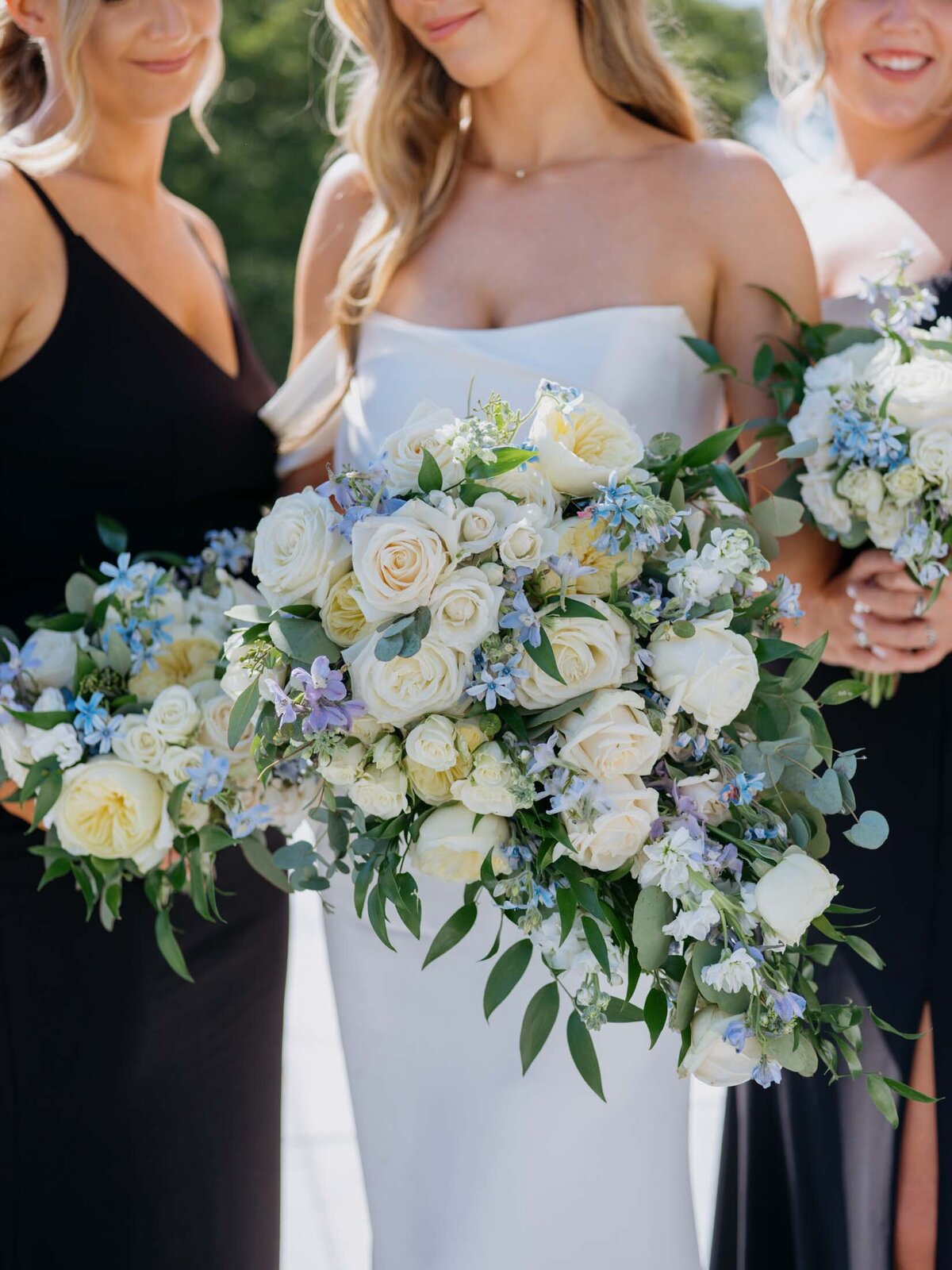 Wedding flowers for bride and bridesmaids