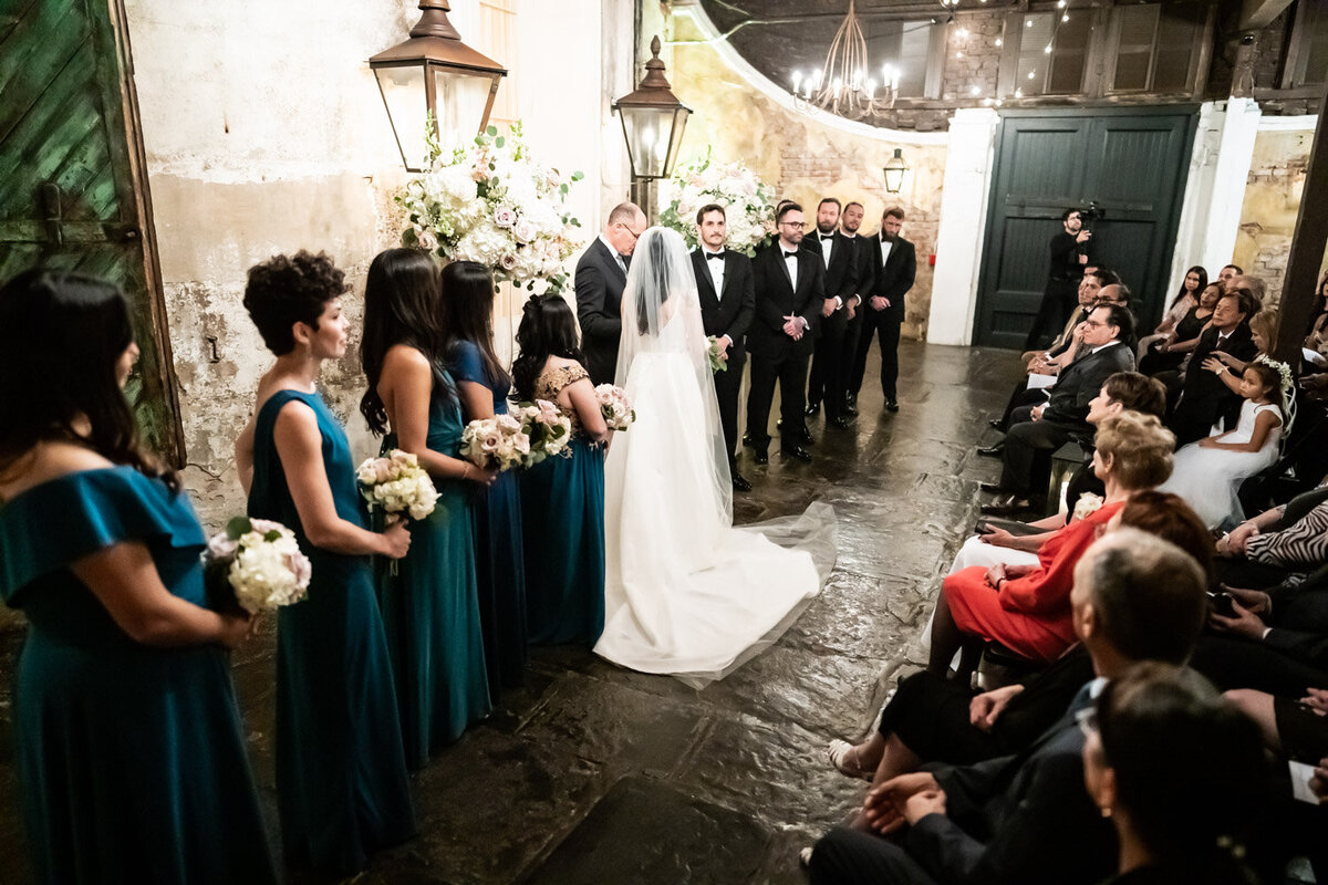Wedding ceremony at Latrobe's on Royal