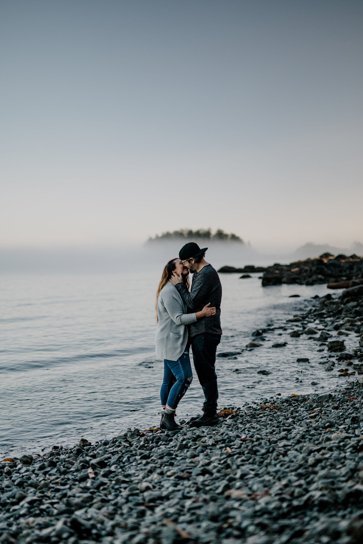 Sunny Golden Hour Neck Point Nanaimo Engagement Session_03