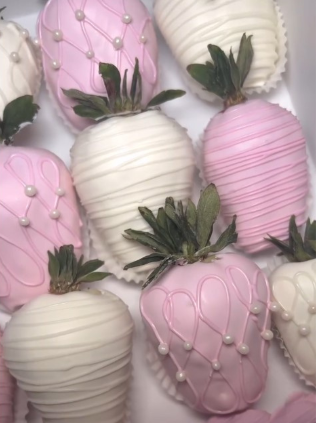 pink-white-chocolate-covered-strawberries-pretzels-dipd-portland-OR