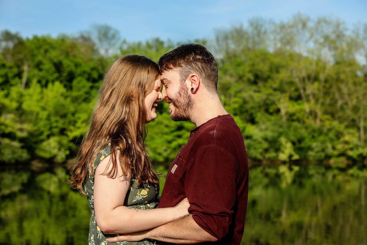 Engagement-Photo-Session-Couple-close-forehead-touch