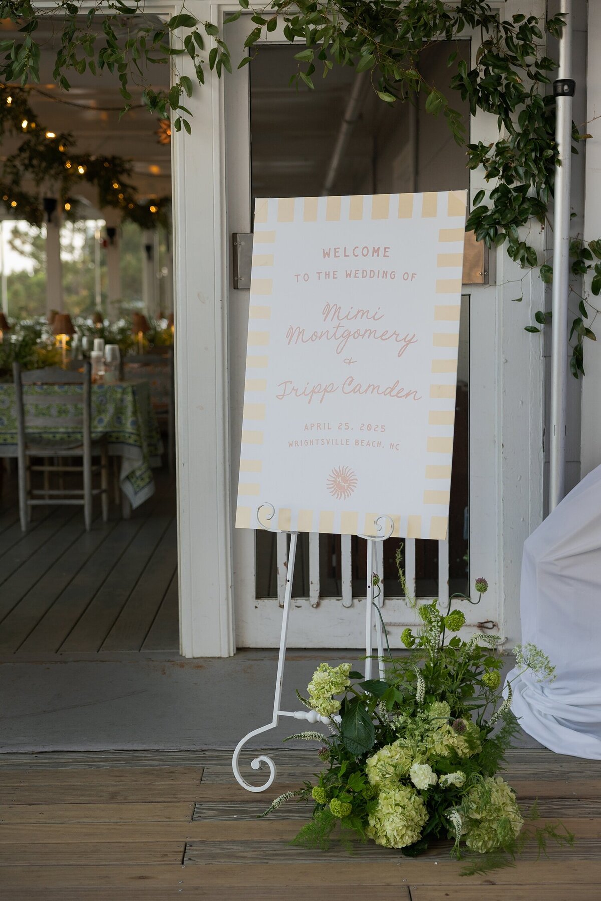 Brittanie Raquel Events Wrightsville Beach Carolina Yacht Club Coastal Italian Garden Wedding_0048