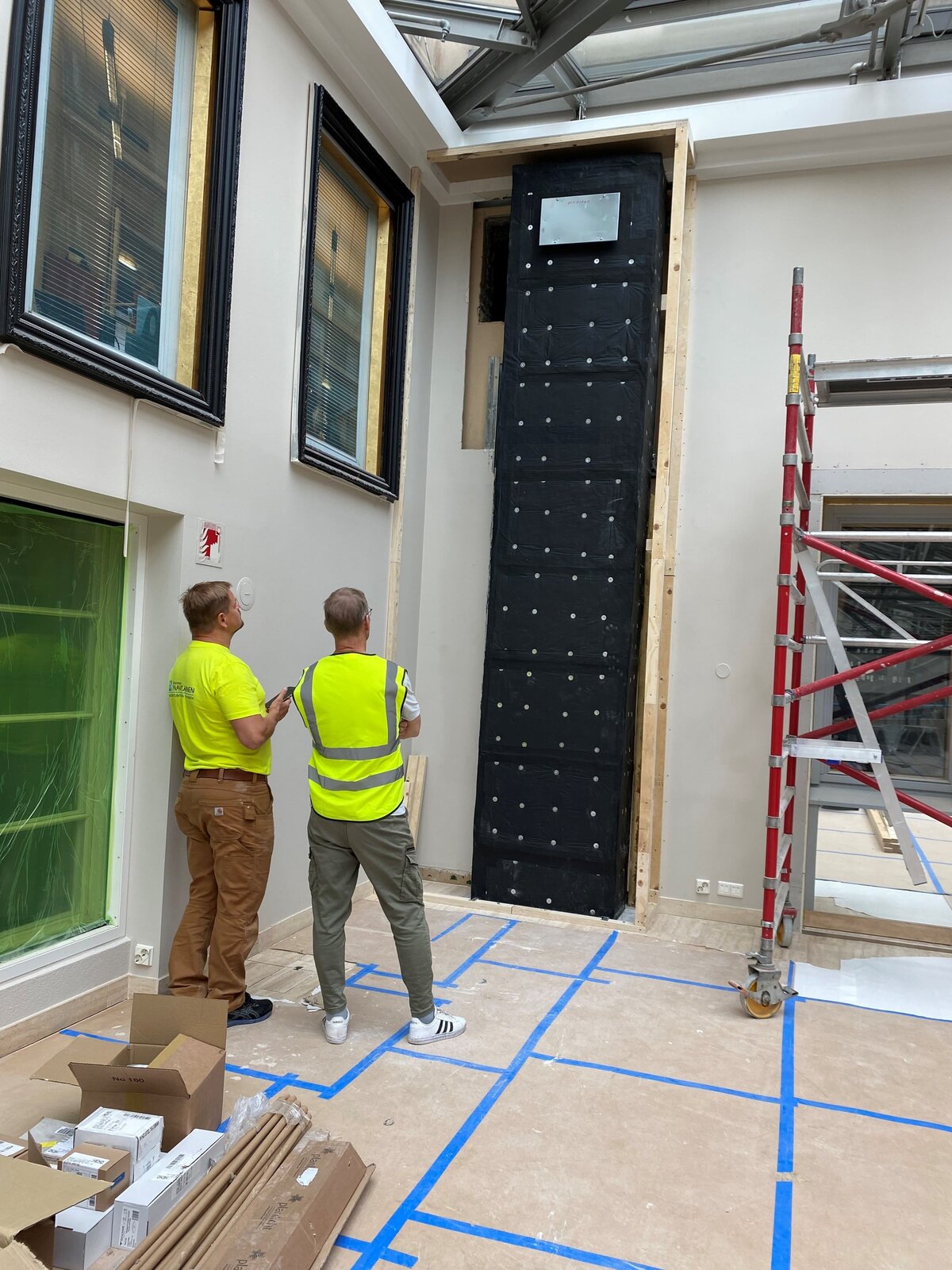 minna Garden ravintola keskeneräinen projekti