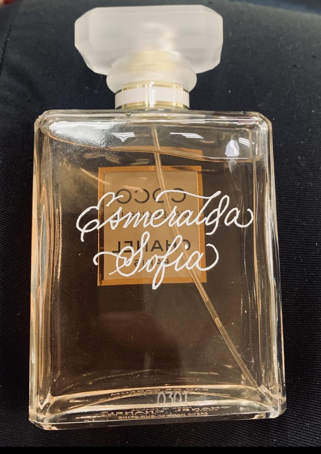 Francisca OToole, OC_Los Angeles Calligrapher, Engraver, Coco Chanel, perfume, live event.