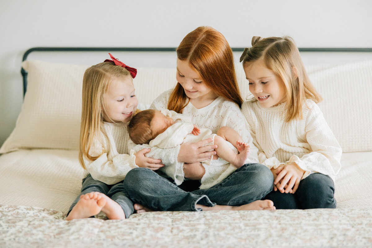 In Home Lifestyle Newborn Photo Session Spring Hill TN