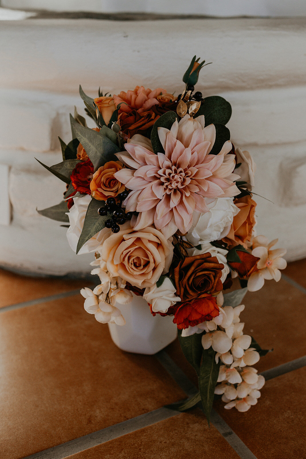 southwest colored bridal bouquet