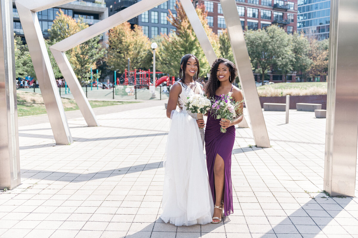 Romantic couple holding hands outdoors