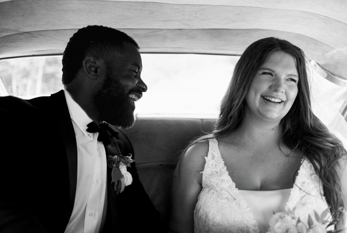 black and white film wedding