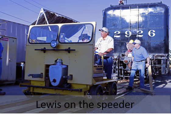 Lewis on speeder