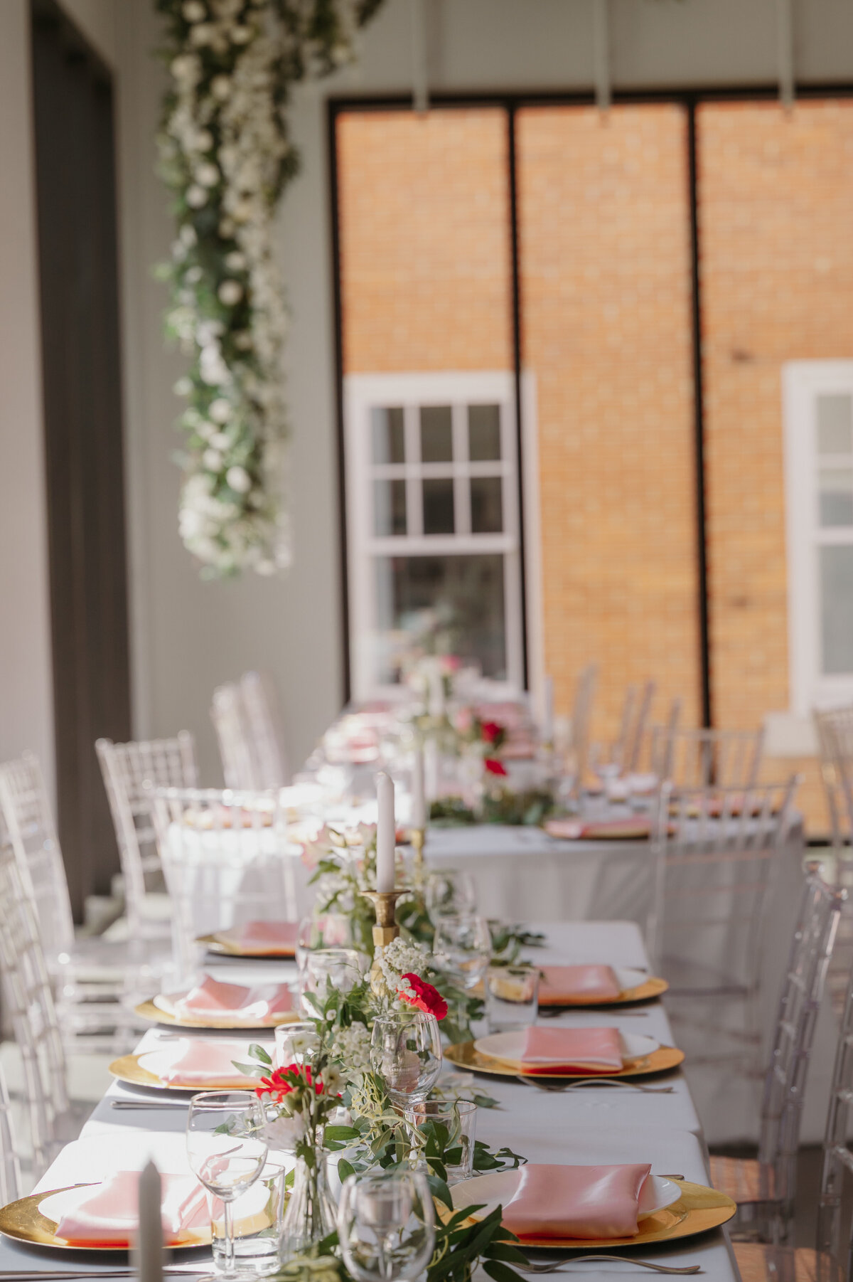 gorgeous reception set up edmonton wedding