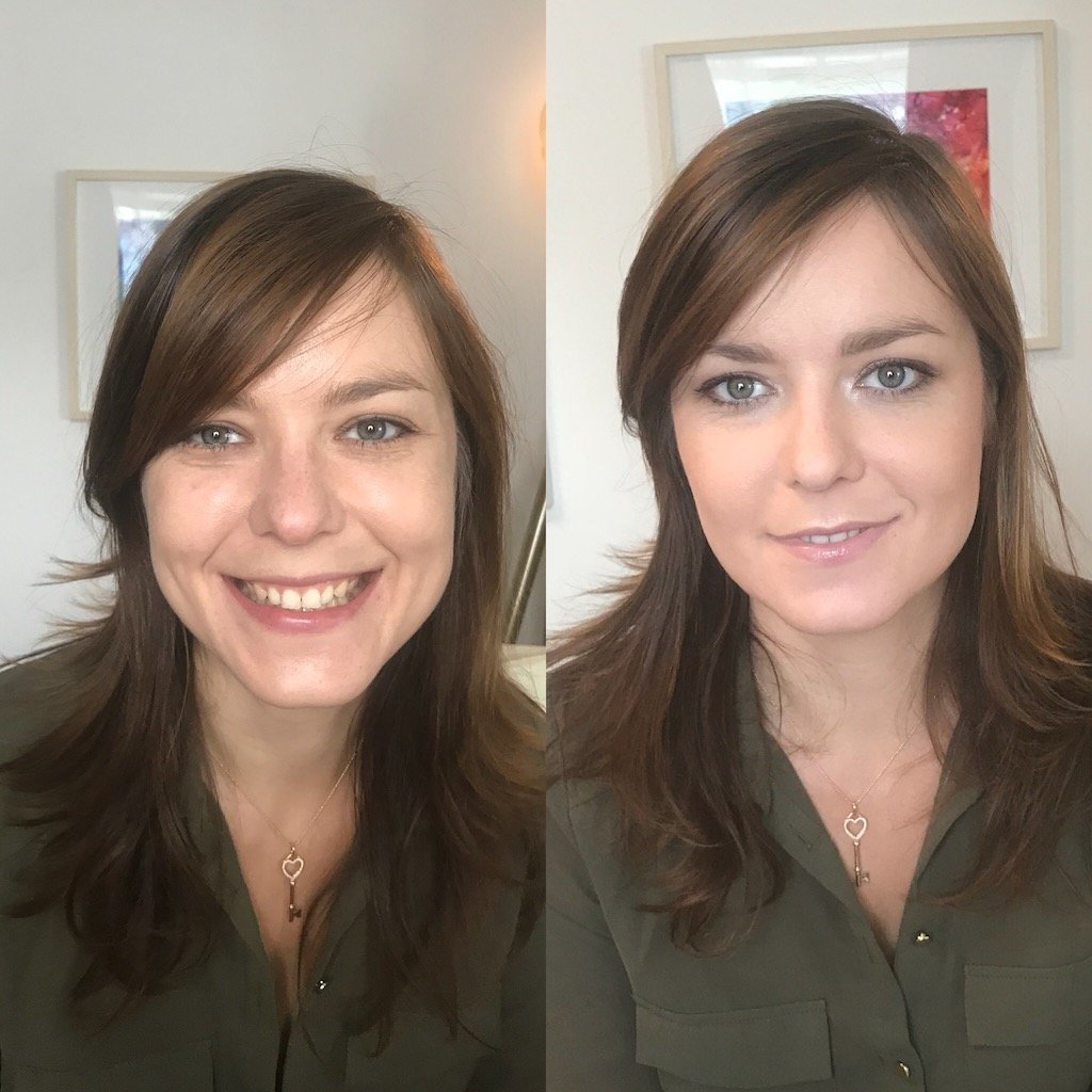 Before and After Makeup Natalie Setareh Private Lesson Makeup