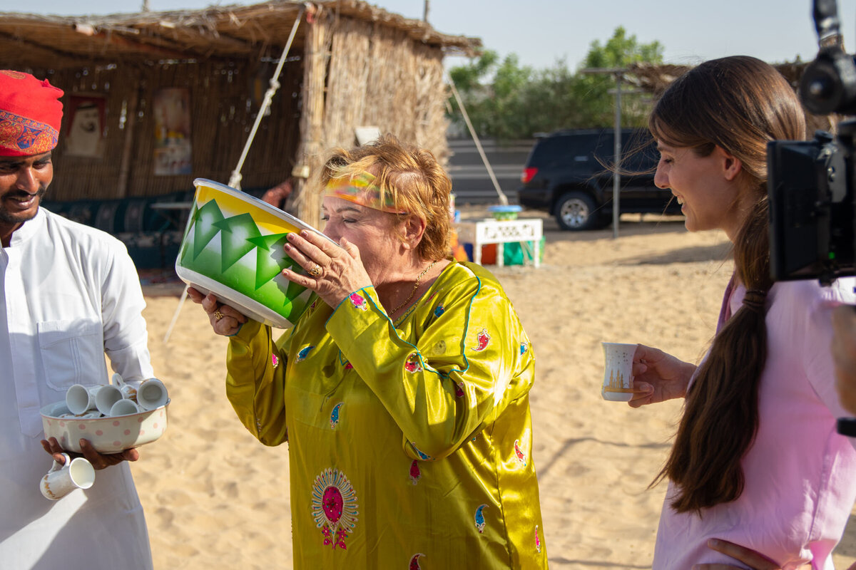 Camel Uschi in Duabi Camel Tours Living Farm
