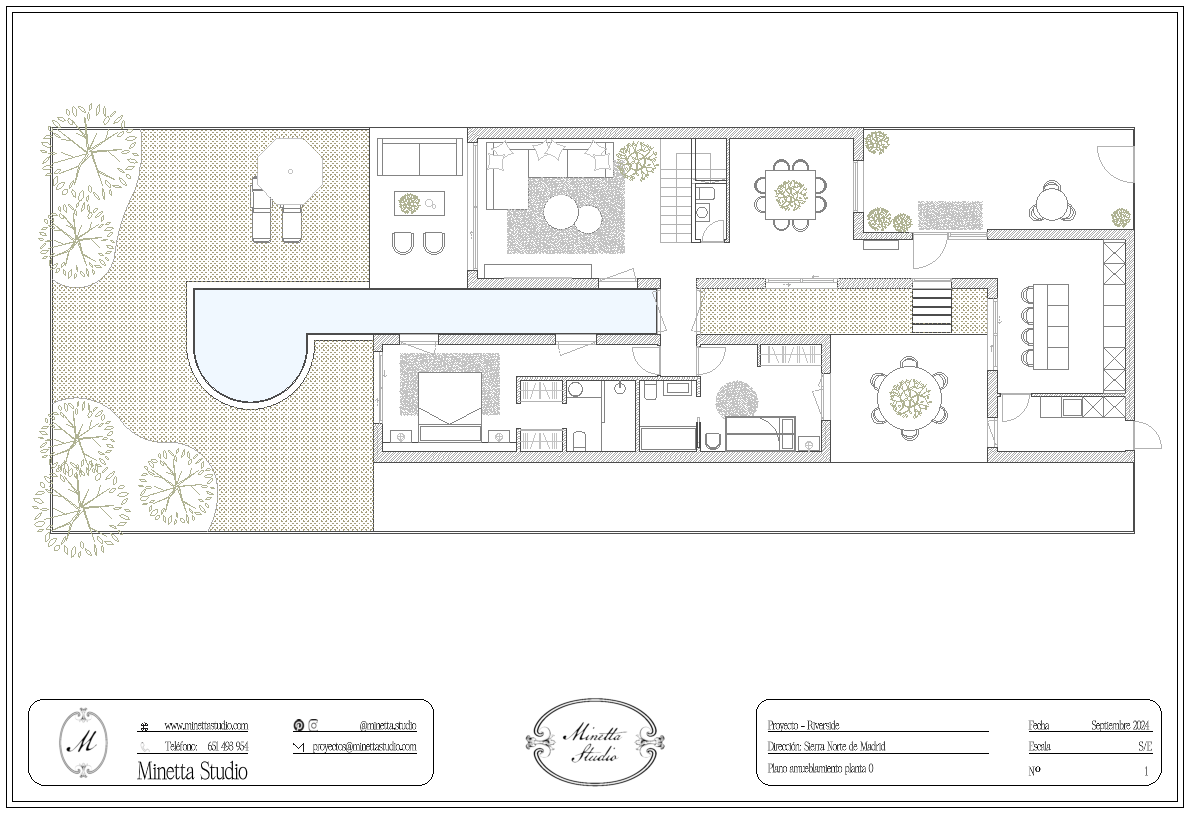 Plano de amueblamiento planta 0