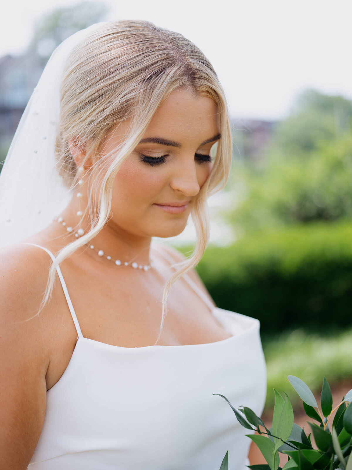 Timeless bridal portrait at Cleveland Yachting Club