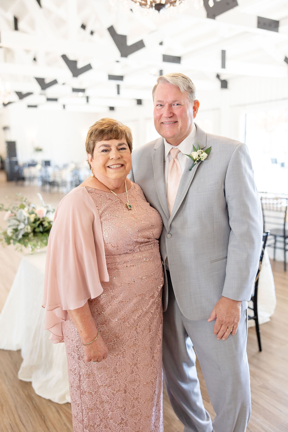 parents of the bride at Milestone Georgetown wedding