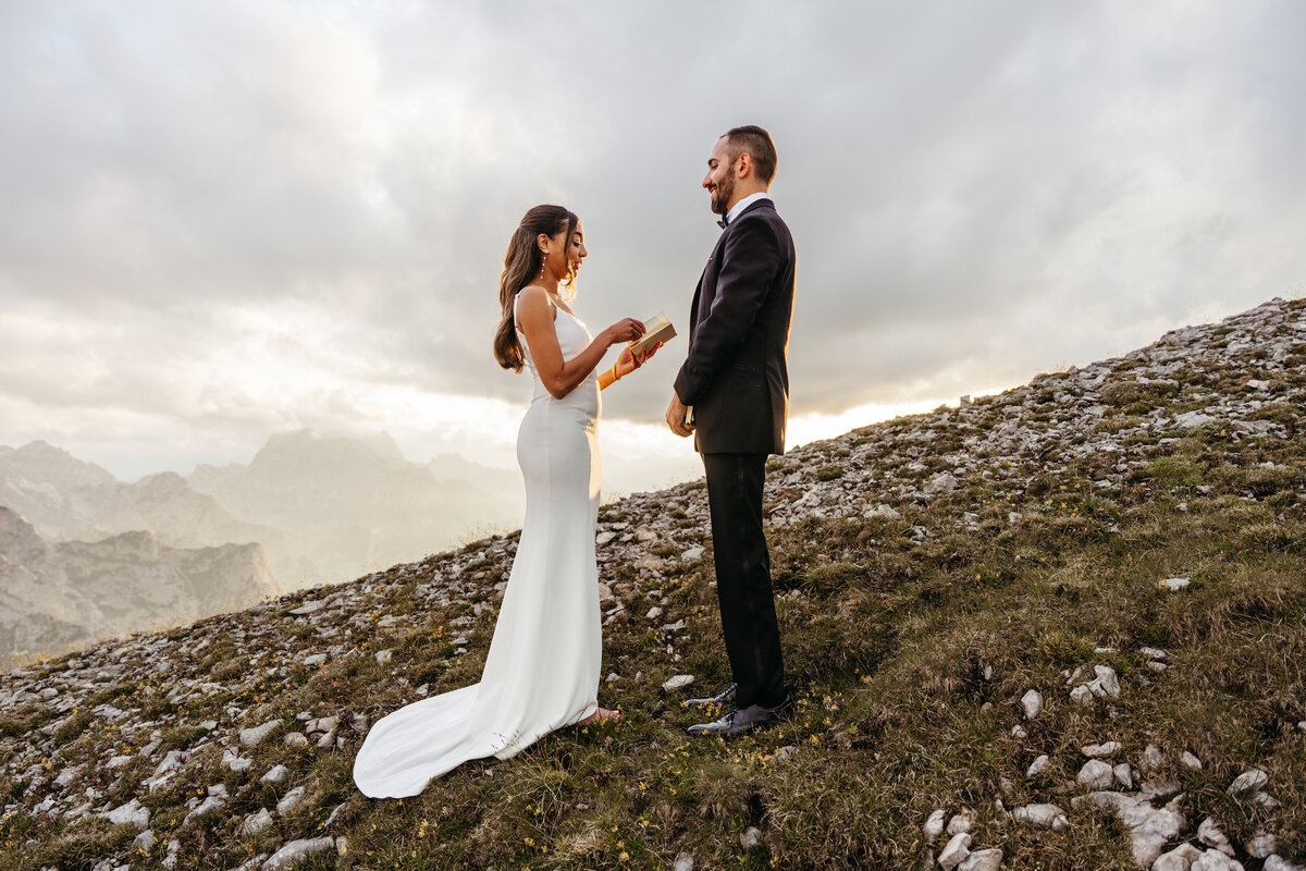 Marmarole helicopter Elopement Dolomites -54