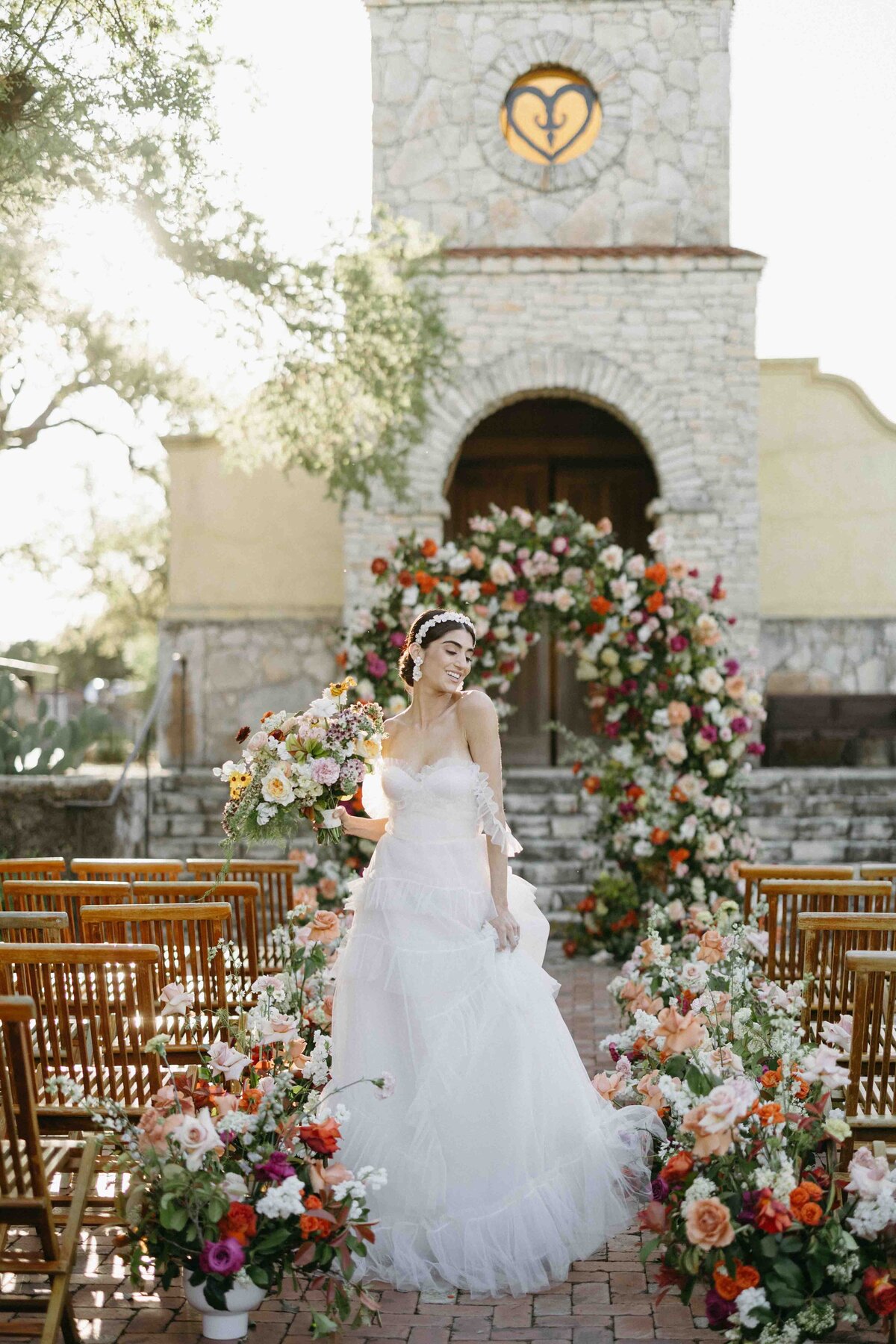 colorful-wedding-floral-arch-idea
