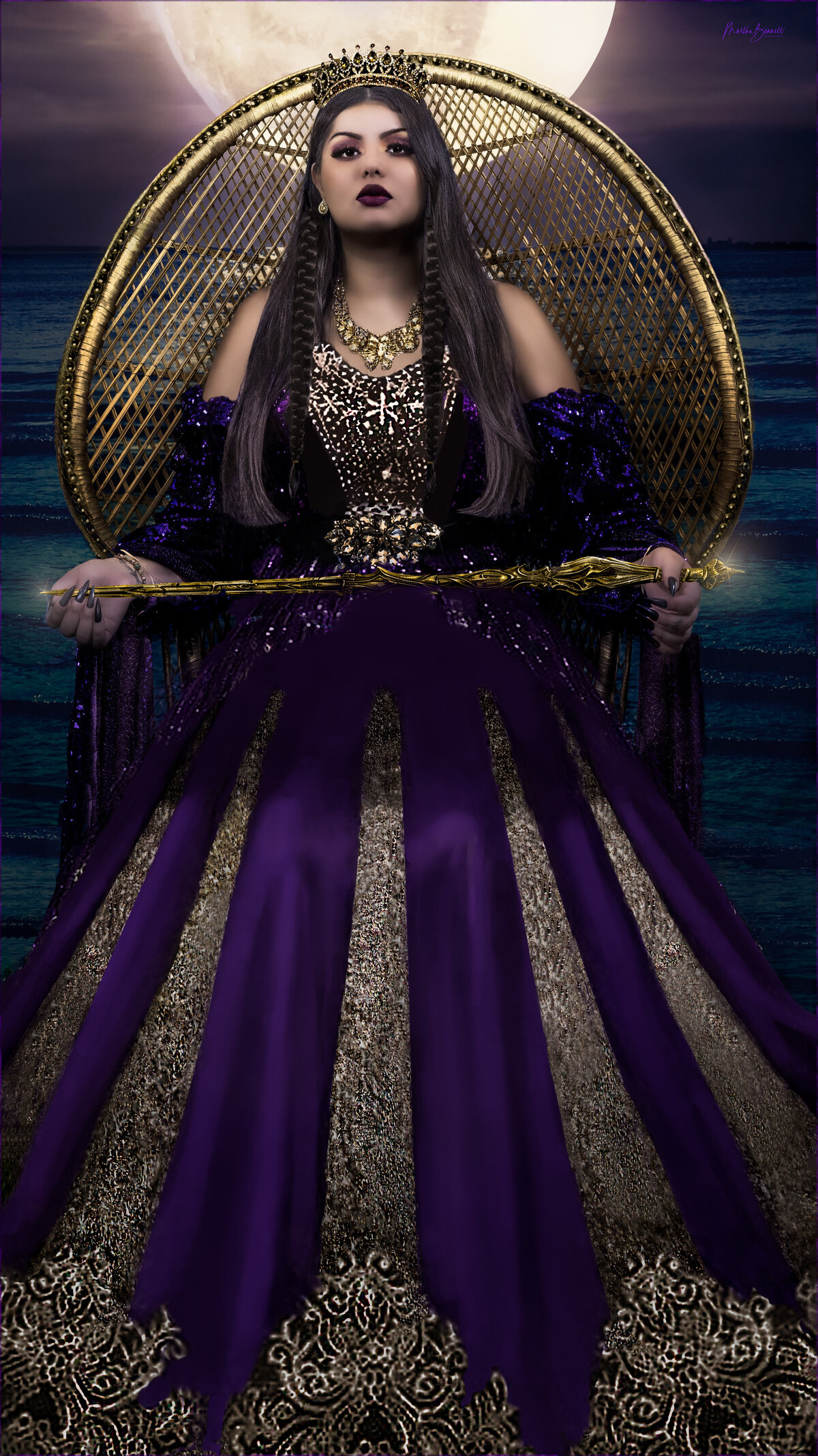 ROYAL MOON QUEEN ON THRONE IIDANIA VALENZUELA sGB