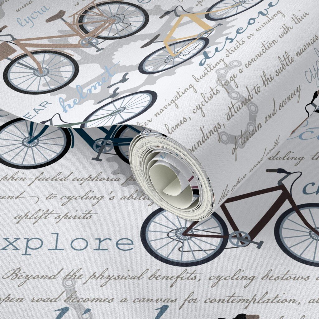 Cycling surface pattern design by Green Acre Designs