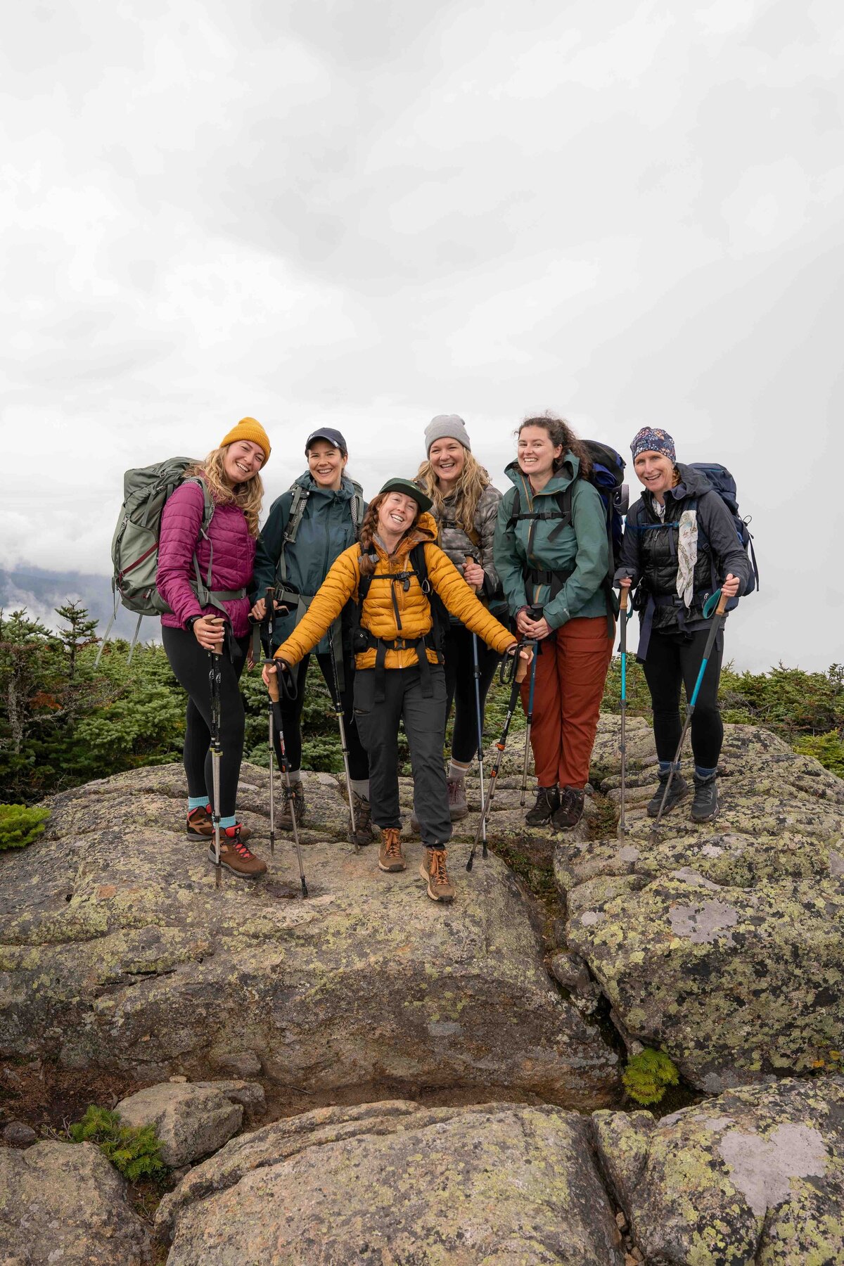 25_Meredith Ewenson Women's Group Hiking Trip_White Mountains New Hampshire_Appalachian Mountain Club_Hut to Hut_October 2025