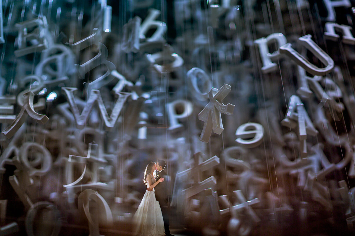 The Alphabet Wedding Couple Photo Charleston SC - King and Fields Studios