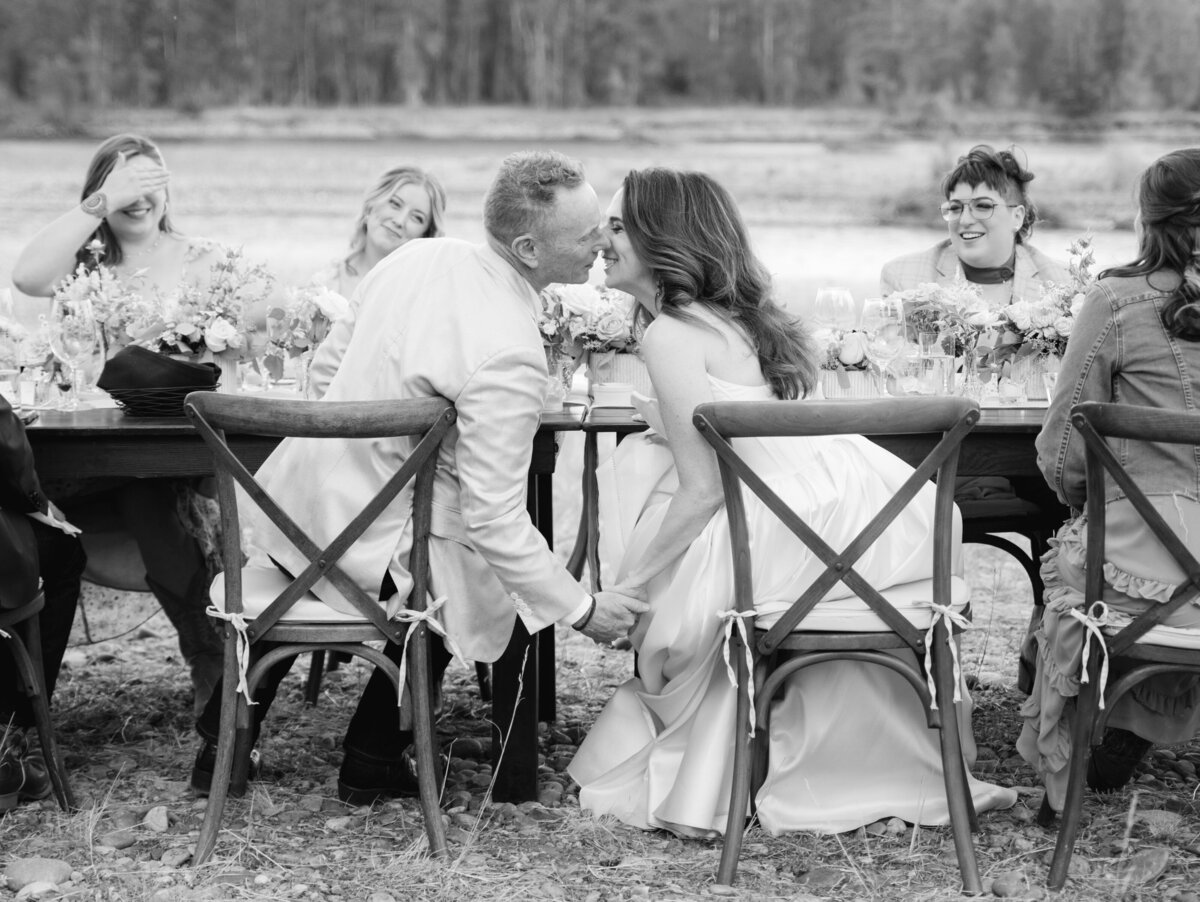 Grand Teton National park Wedding | Dinner