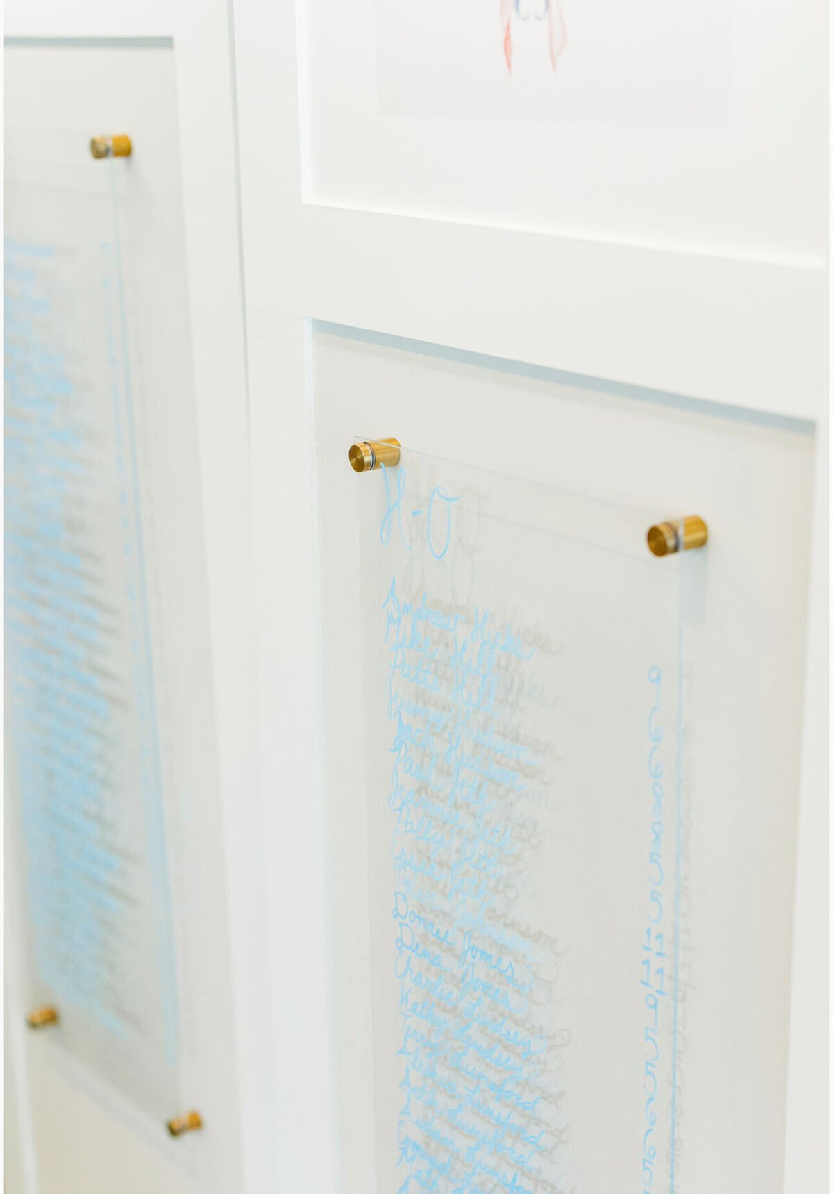 Escort Board and Batten Panels Seating Chart  |  Wedding Event Decor Rentals | Trish Beck Events, Meredith Ryncarz Photography, Coastal Floral & Events
