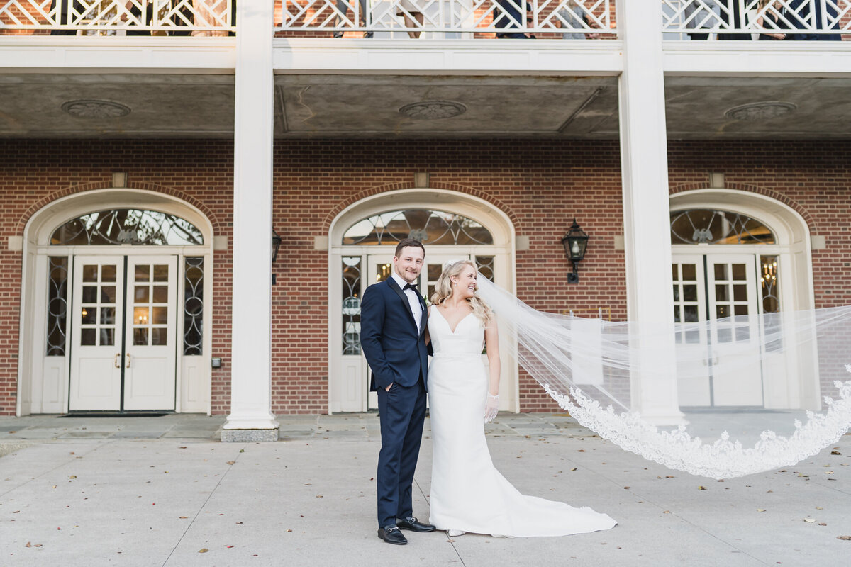 A TIMELESS ROMANTIC CLASSIC DUSTY BLUE BLACK TIE LOVETT HALL LUXURY WEDDING AT GREENFIELD VILLAGE IN DEARBORN MICHIGAN BY KARI DAWSON61