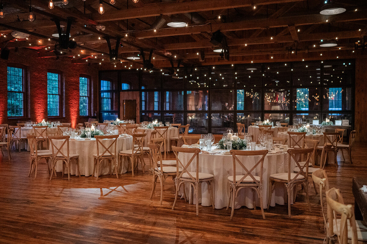 reception decor and detail for city winery wedding