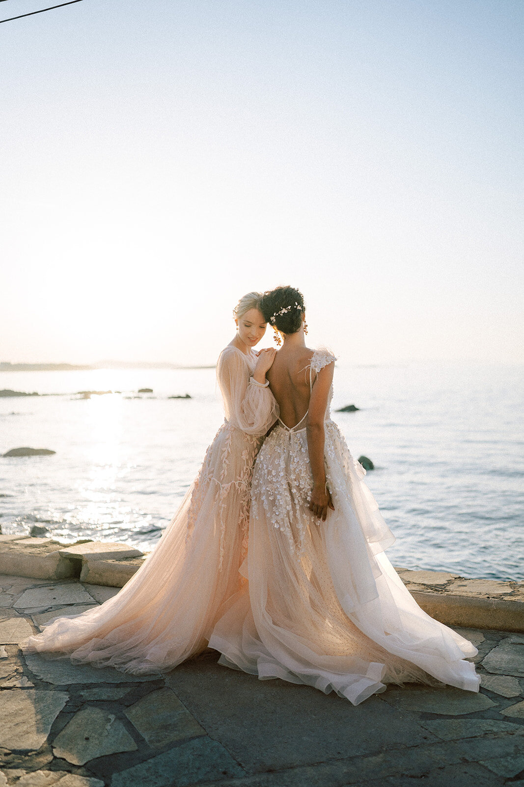 Mykonos bridal elopement - greek cyclades - Veronique lorre destination florist3